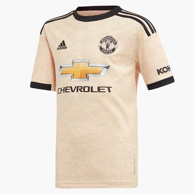 

Футболка Adidas Manchester United FC Children's Away Game, бежевый
