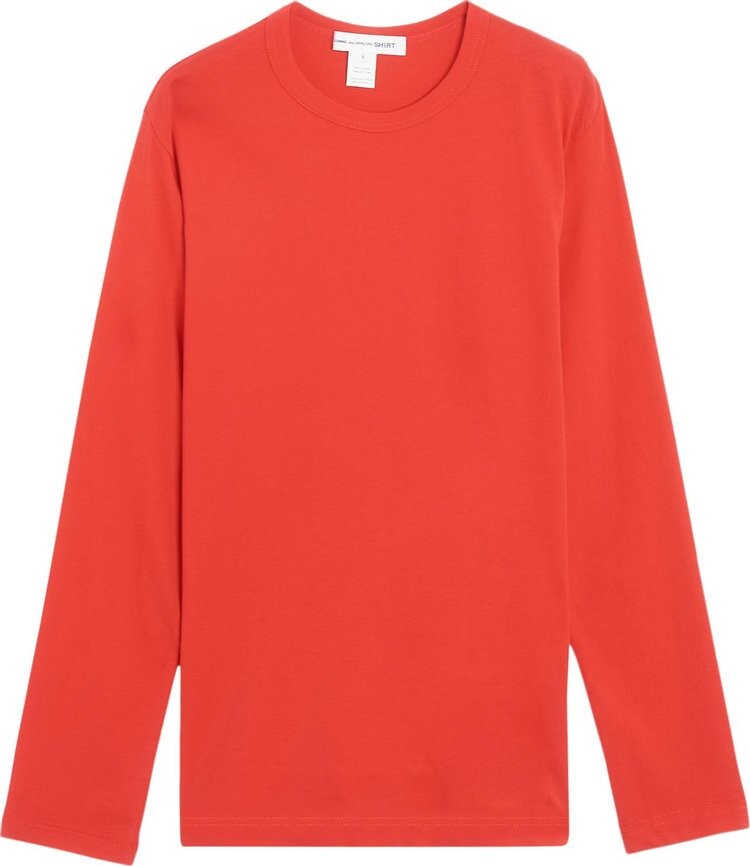 

Футболка Comme des Garçons SHIRT Rear Logo Long-Sleeve T-Shirt 'Red', красный