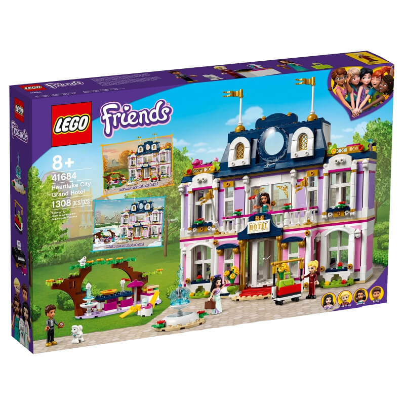 цена Конструктор LEGO Friends 41684 Гранд-отель Хартлейк Сити