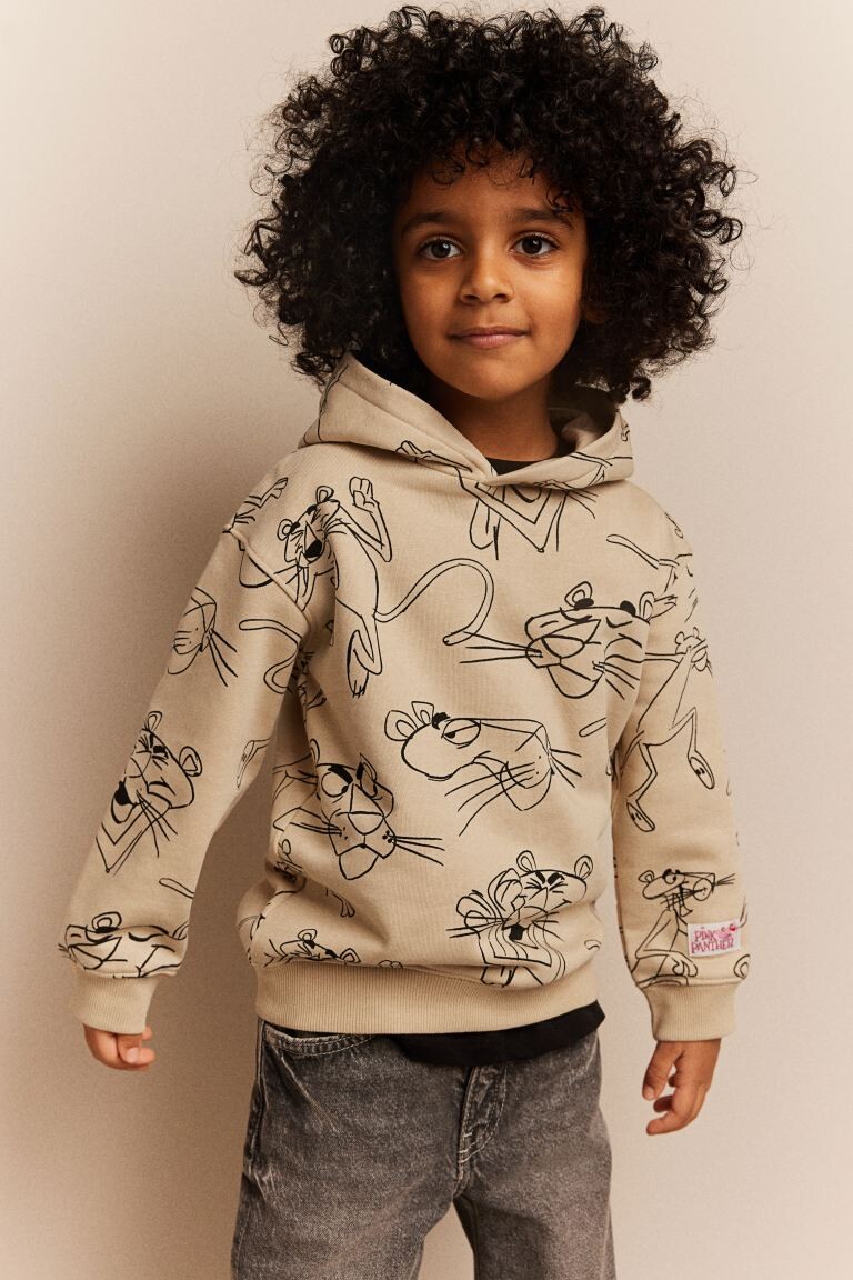 

Толстовка с принтом H&M, бежевый