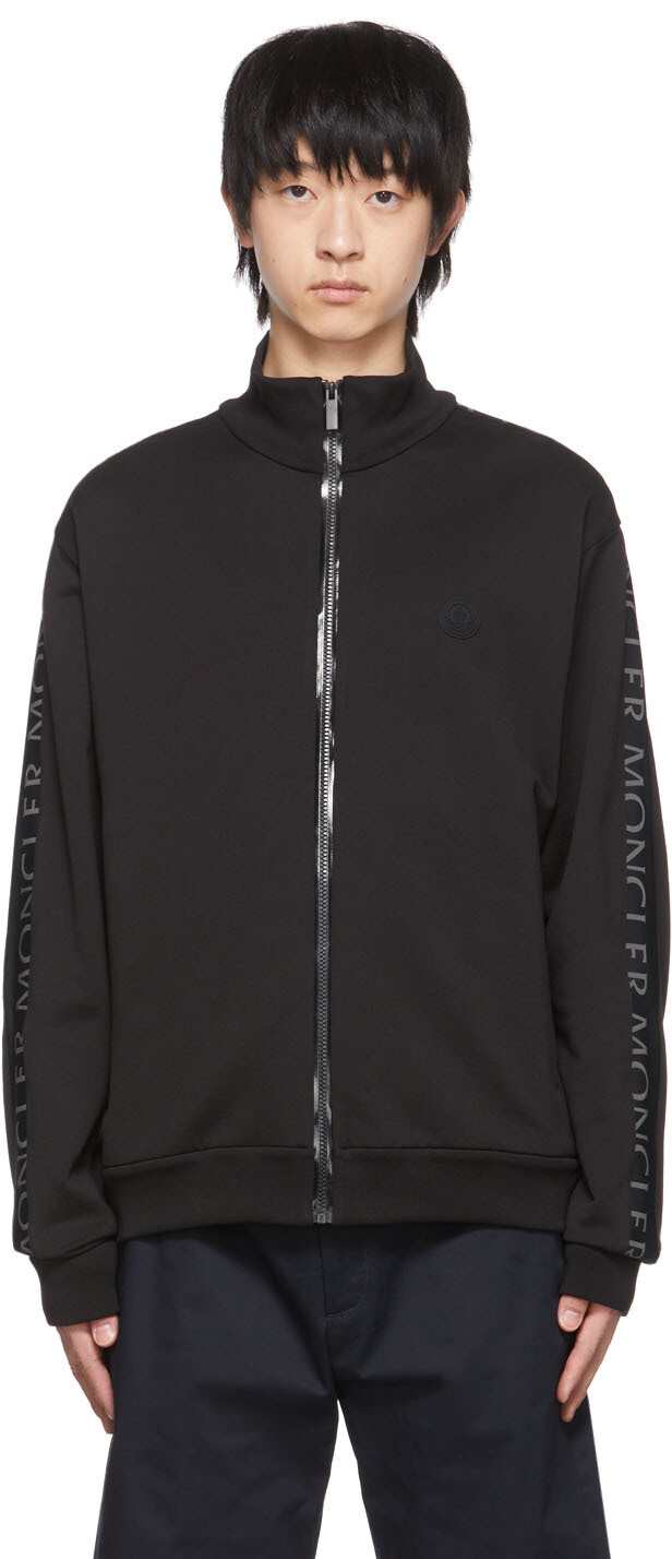 

Черная хлопковая куртка Moncler, Черный