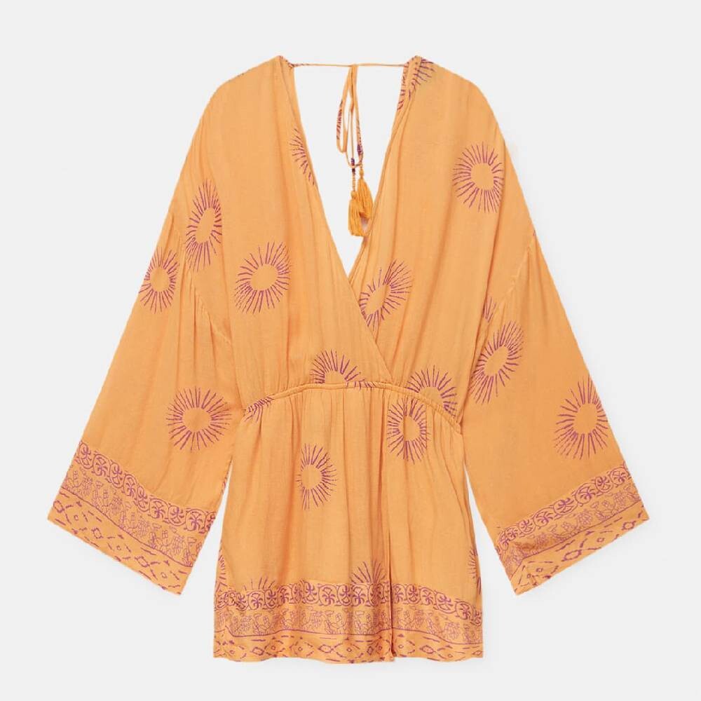 

Платье Pull&Bear Jumpsuit In Boho Style, желтый
