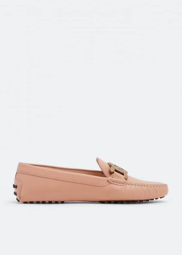 

Лоферы TOD'S Kate Gommino driving loafers, розовый