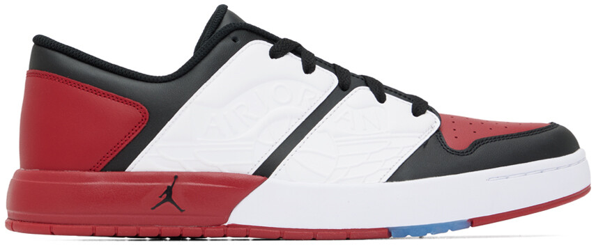 

Красно-белые низкие кроссовки Nu Retro 1 Nike Jordan