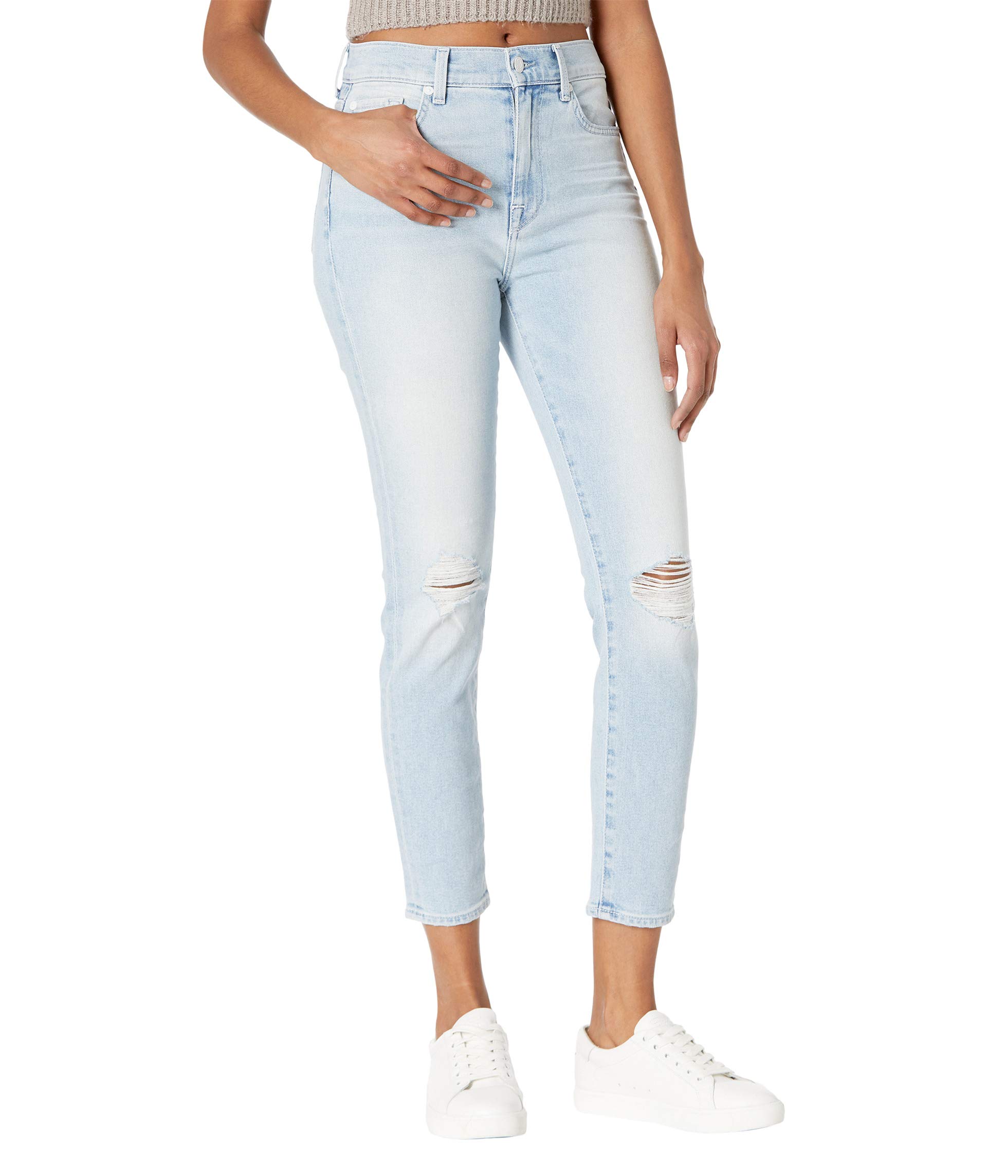Джинсы 7 For All Mankind, The High-Waist Ankle Skinny in Beverly Boulevard