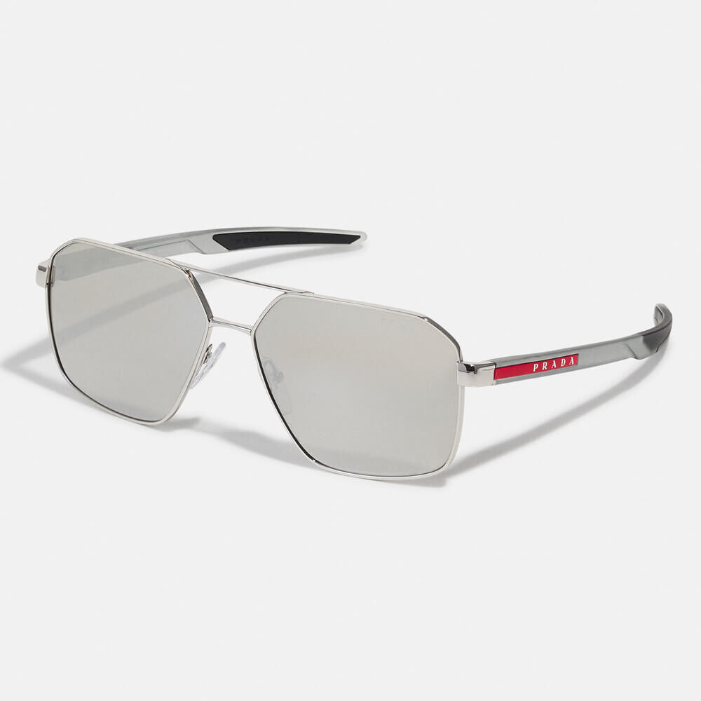 

Солнцезащитные очки Prada Linea Rossa Unisex, серебристый