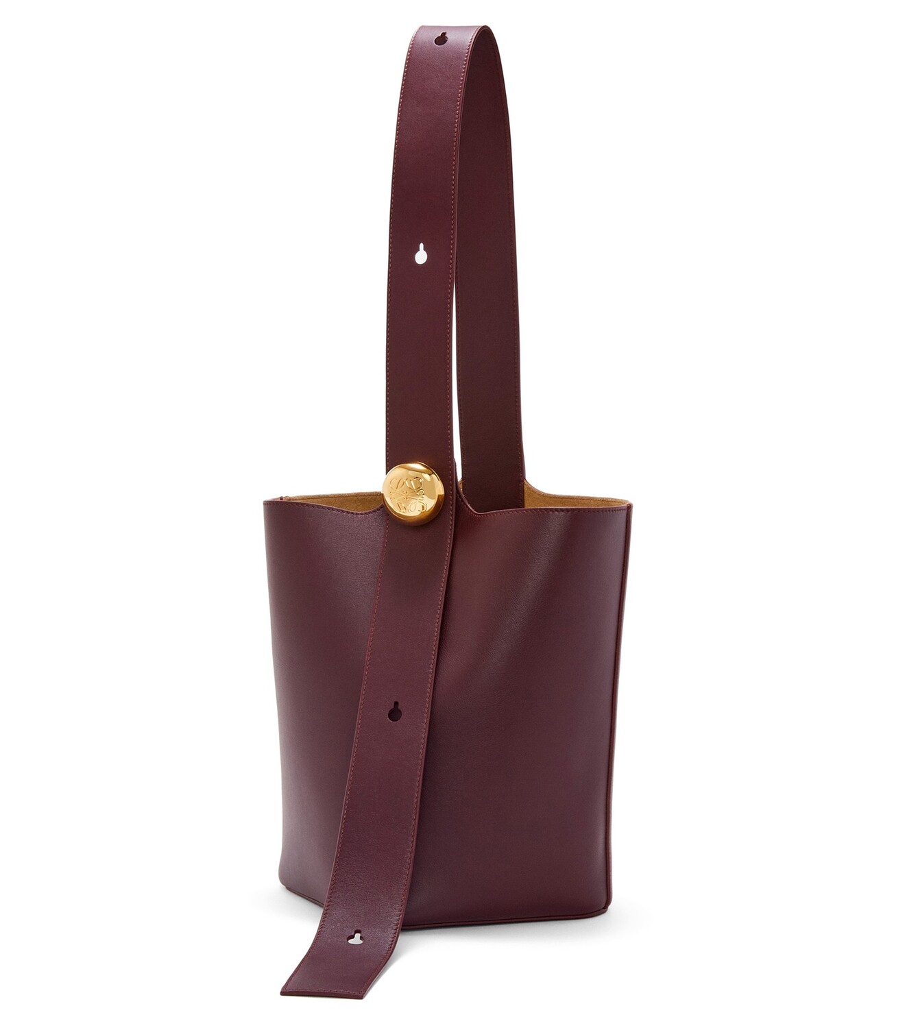 

Сумка-тоут Loewe Pebble Bucket Medium, бордовый
