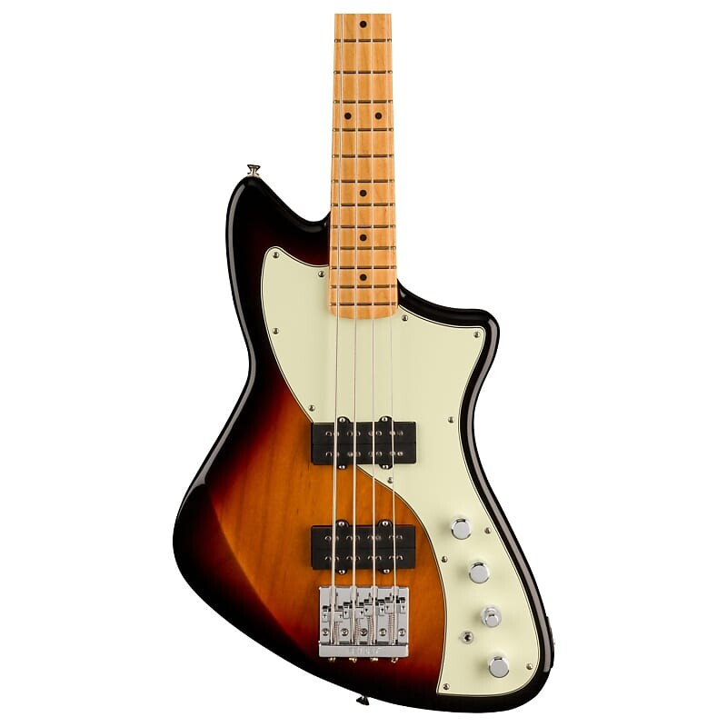 

Fender Player Plus Active Meteora Bass, Maple FB, 3 цвета Sunburst с сумкой для переноски