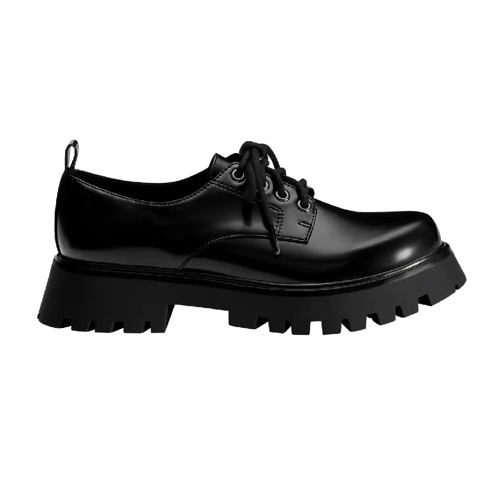 

Ботинки Pull&Bear Lace-up, черный