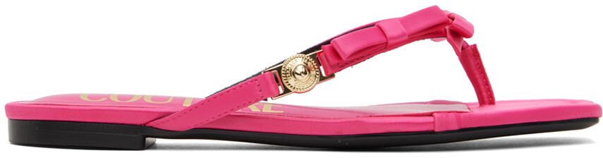 

Розовые сандалии Millie Versace Jeans Couture