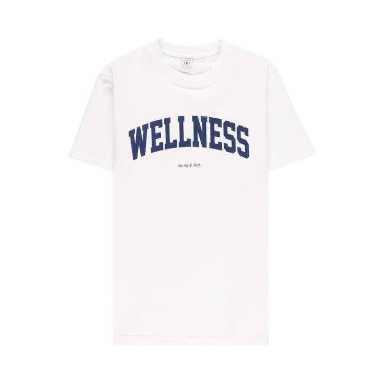 

Футболка Sporty & Rich Wellness Ivy T-Shirt 'White/Navy', белый