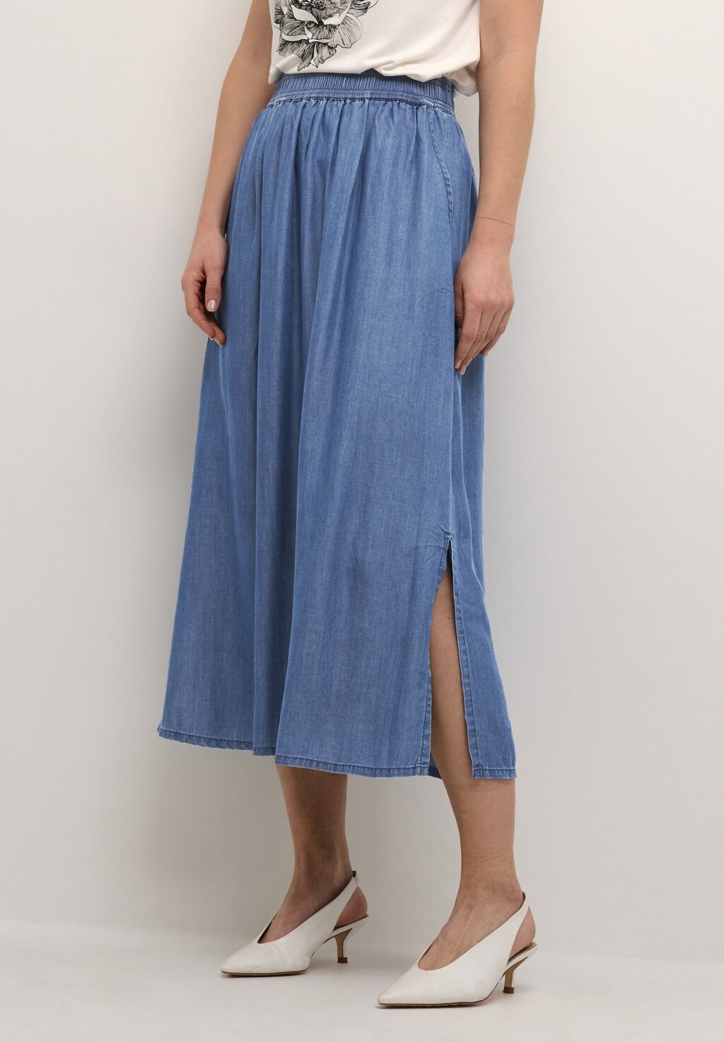 

Топ Vaquera Kaffe BPCALLY, цвет blue denim