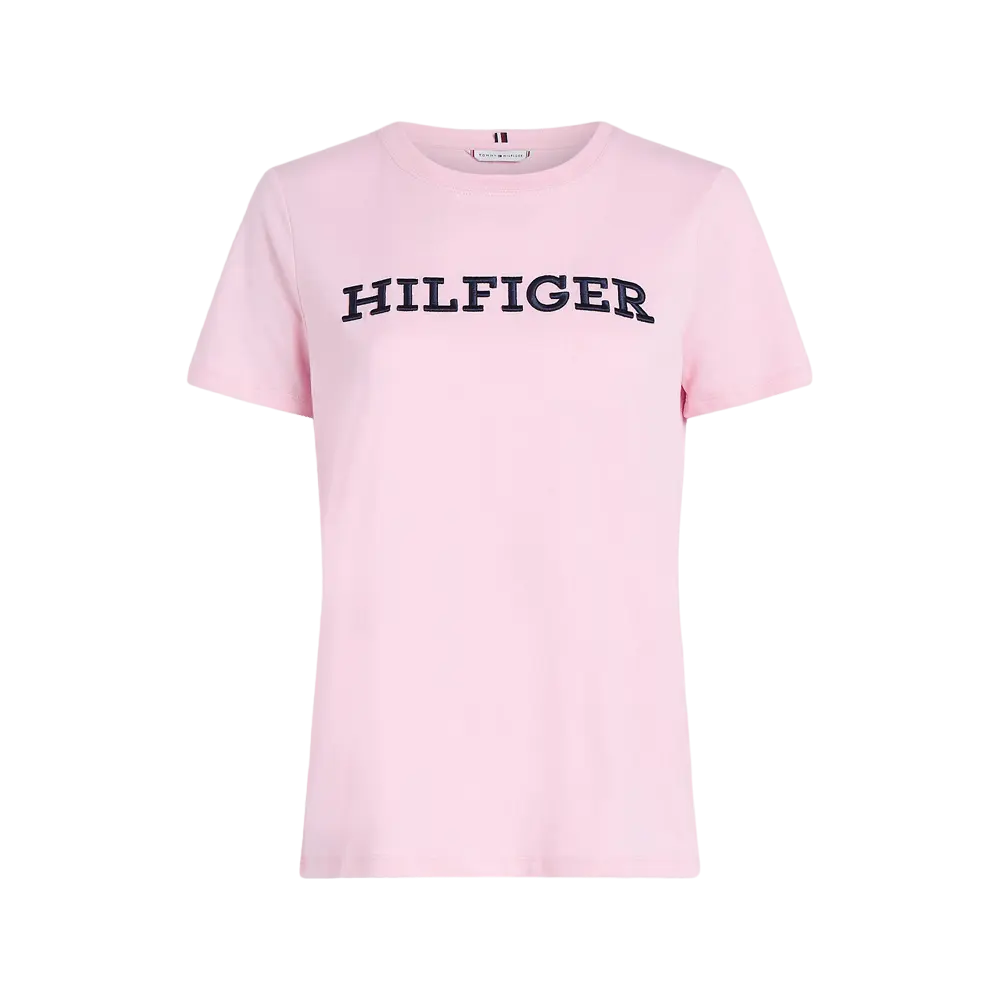 

Футболка Tommy Hilfiger Monotype, розовый