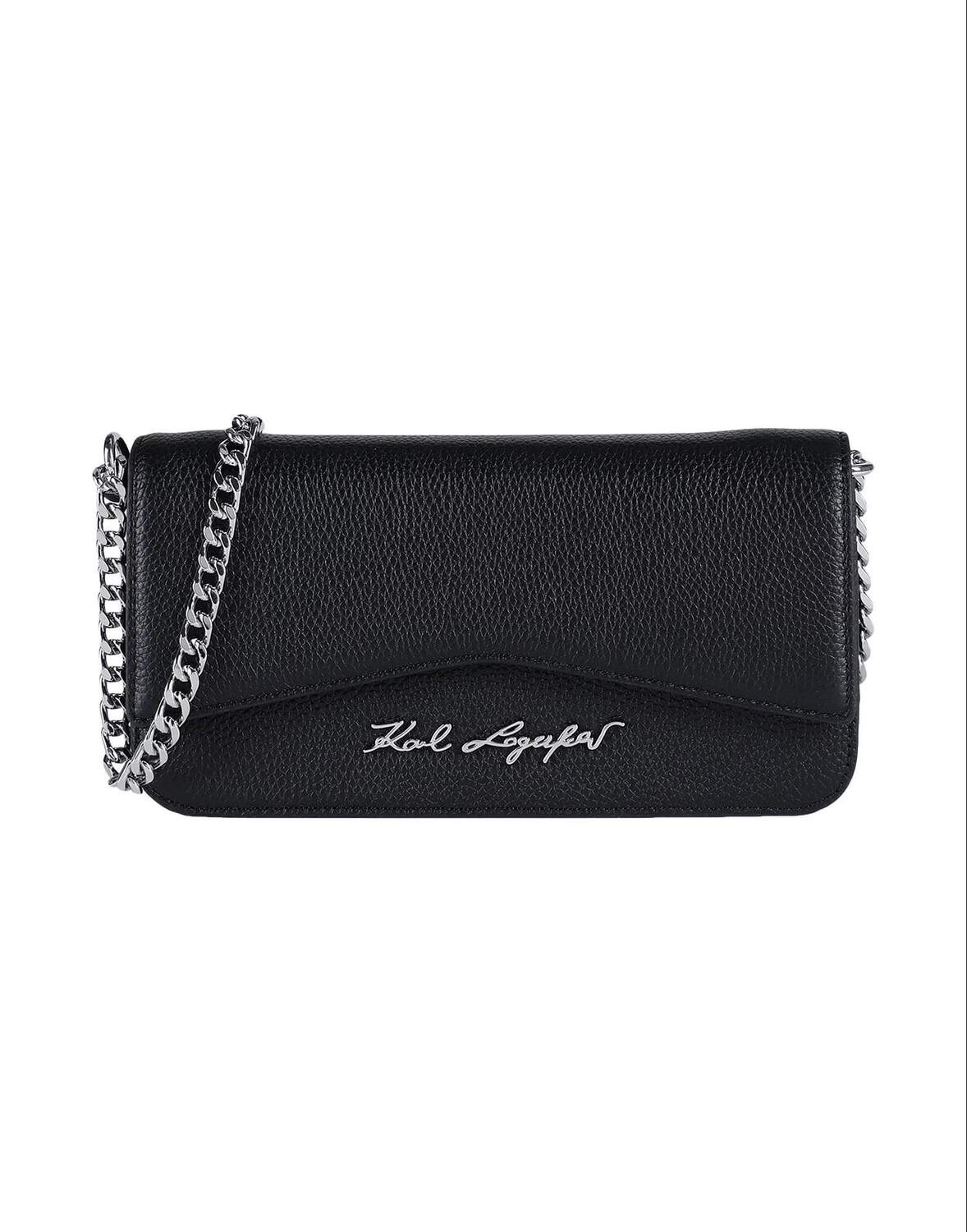 

Вечерний клатч Karl Lagerfeld K/pebble через плечо, черный