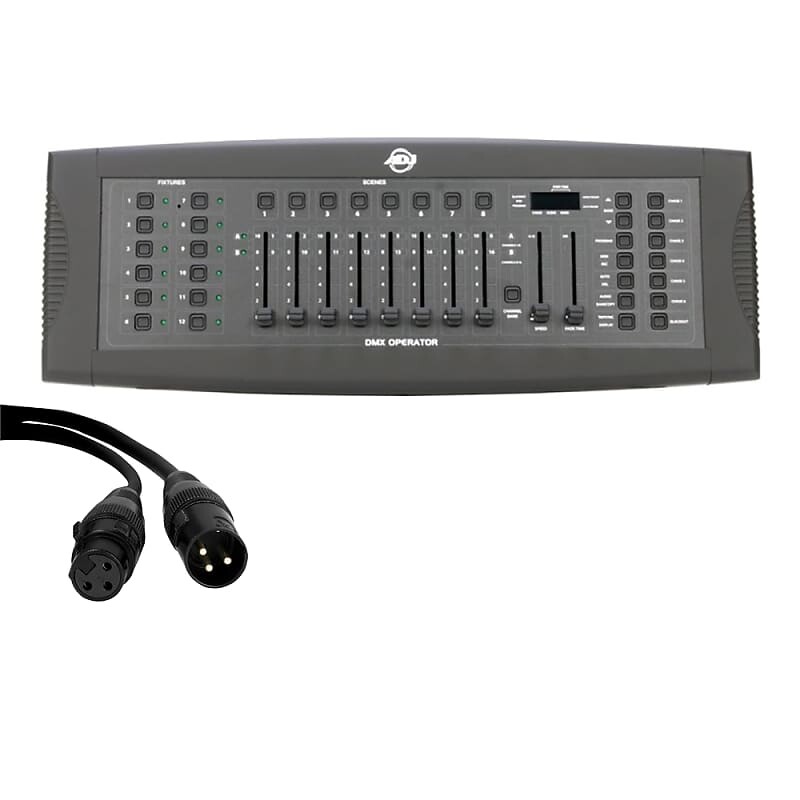 

Контроллер освещения оператора ADJ American DJ DMX с кабелем DMX-OPERATOR
