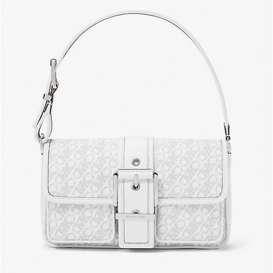 

Сумка Michael Michael Kors Colby Medium Empire Signature Logo, белый