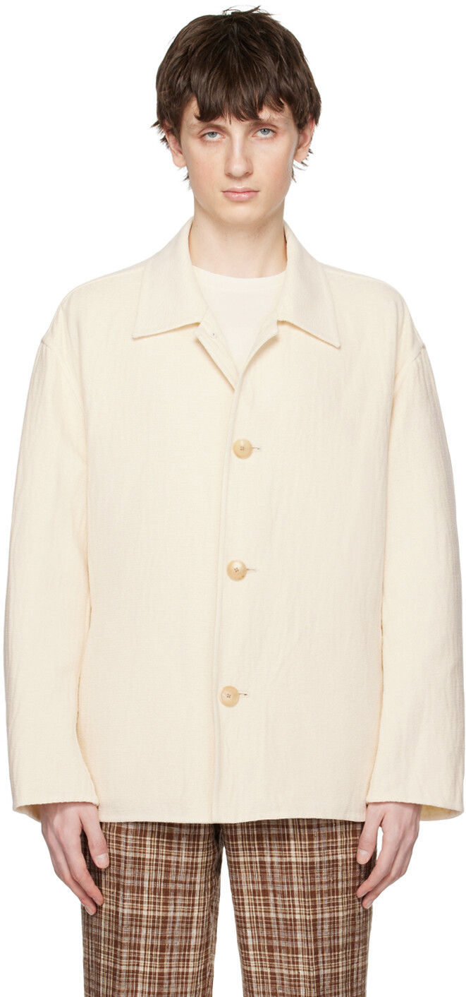 

Сшитая вручную куртка Off-White AURALEE, Белый