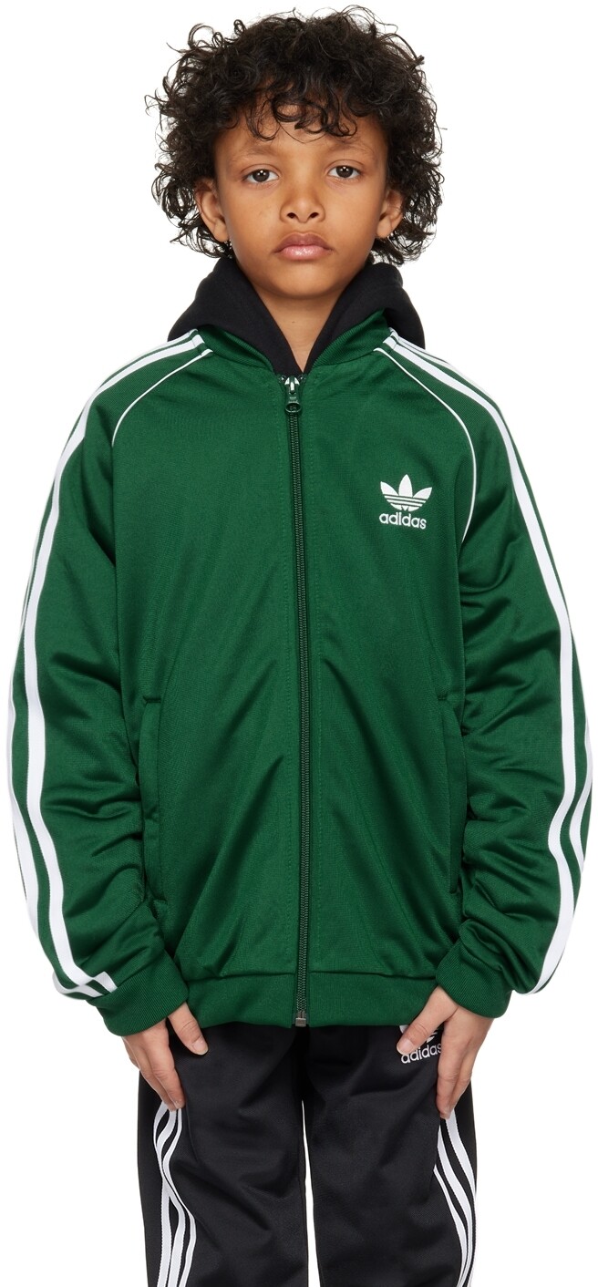 

Детская спортивная куртка Adicolor SST Big Kids зеленого цвета adidas Kids