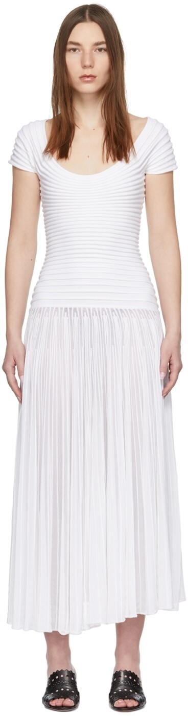 

Платье Off-White Sculpt Godet ALAÏA