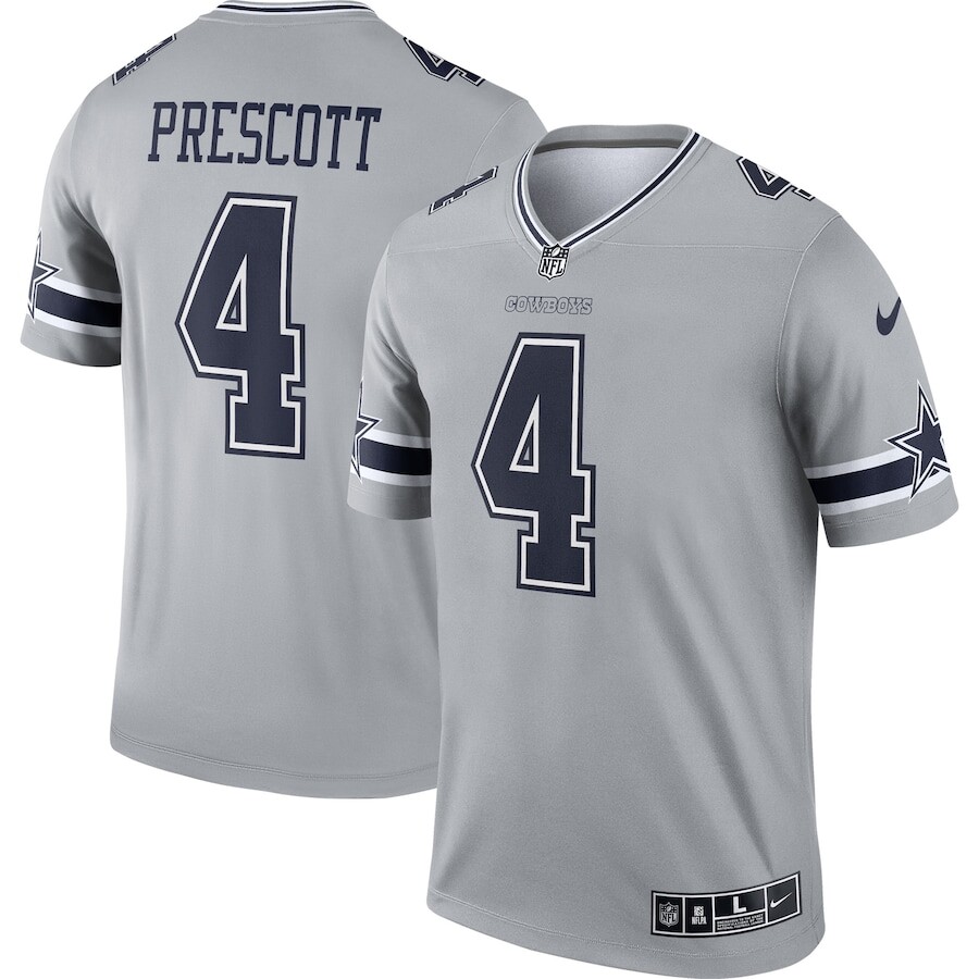 

Джерси Nike Dallas Cowboys, серый