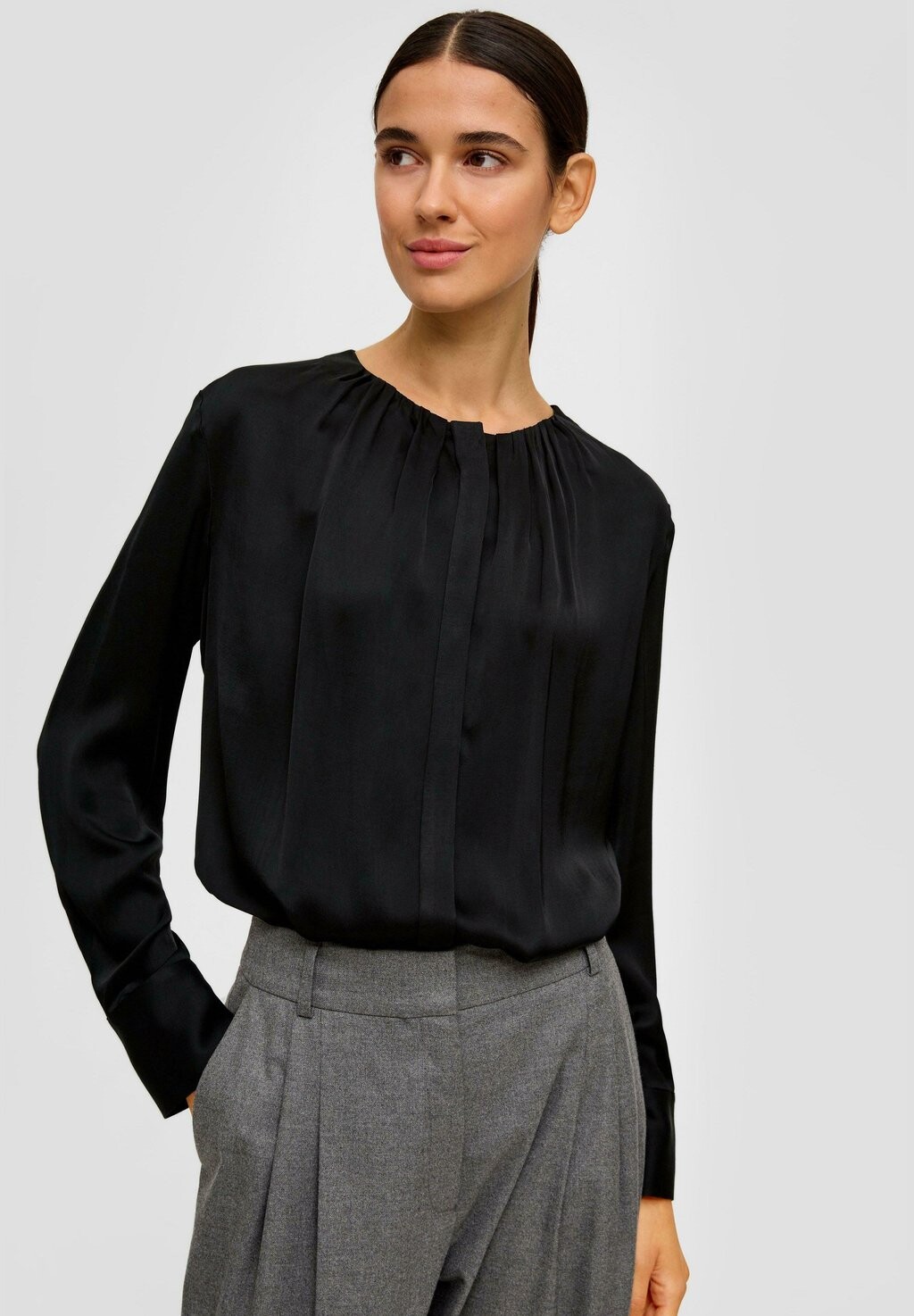 

Блузка s.Oliver BLACK LABEL, цвет schwarz