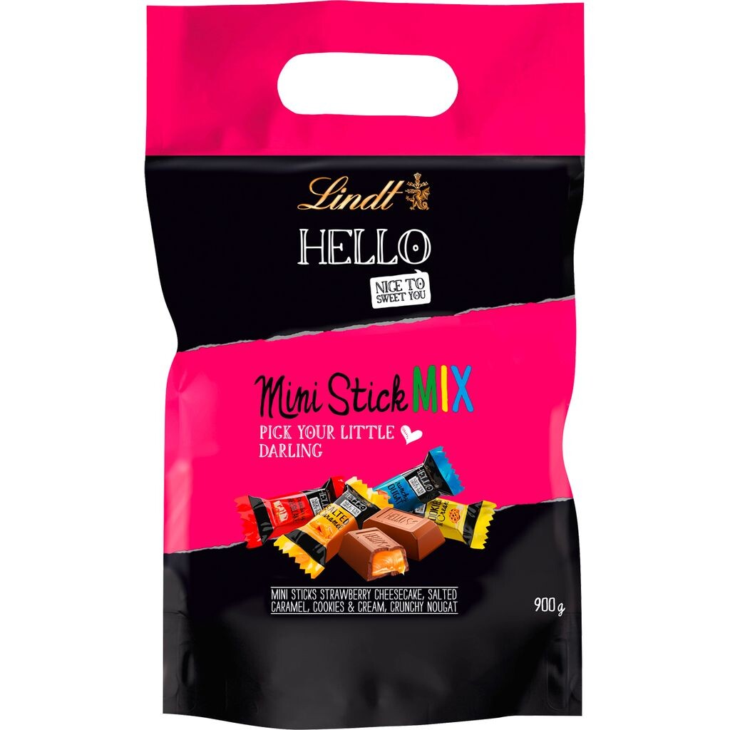 

Сумка Lindt Hello XXL Mini Stick Выбери свою любимую 900г