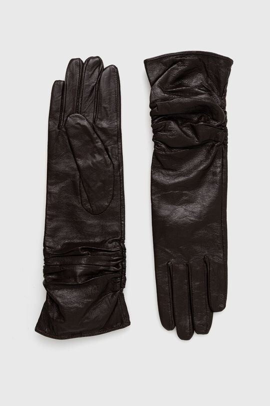 

Кожаные перчатки Answear Lab, коричневый