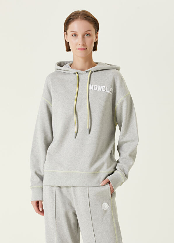

Толстовка с капюшоном Moncler, серый