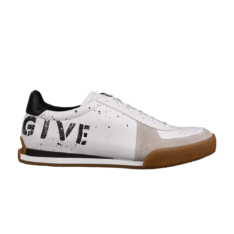 

Кроссовки Givenchy Tennis Low Leather 'Logo Stencil', белый
