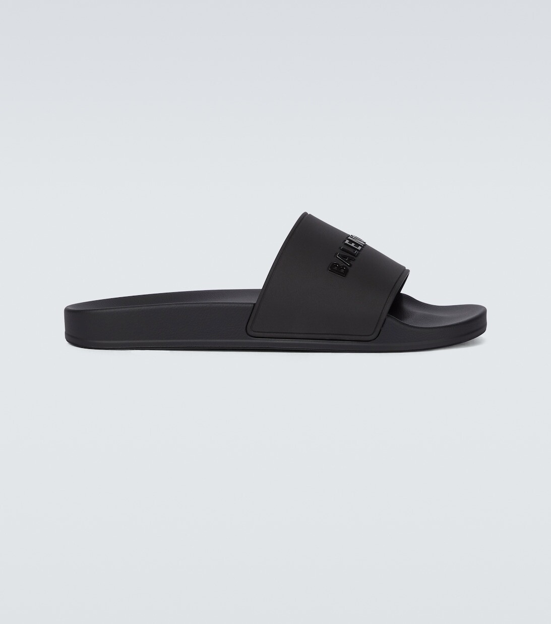

Резиновые шлепанцы с логотипом Pool Balenciaga, черный