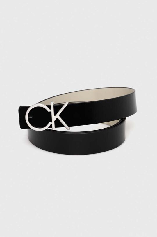 

Двусторонний кожаный ремень Calvin Klein, бежевый