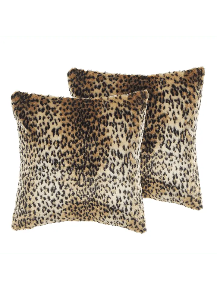 

Декоративная подушка Beliani 2er Set Deko FOXTAIL, цвет braun/beige