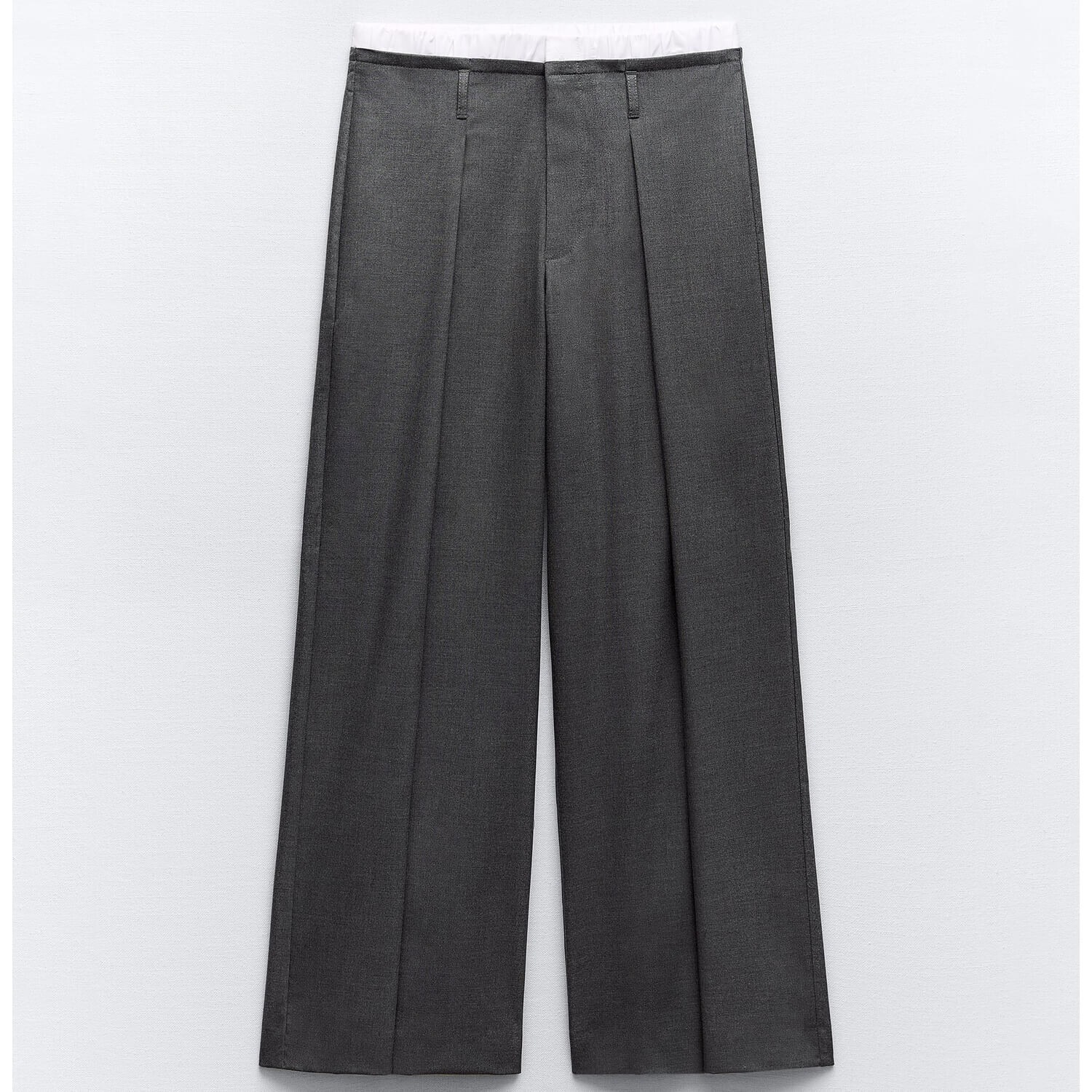 

Брюки Zara Contrast Boxer, серый
