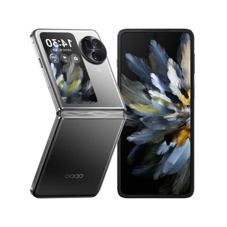 Смартфон Oppo Find N3 Flip, 12Гб/256Гб, 2 Nano-SIM, черный дизайнерский пластиковый чехол для oppo find x