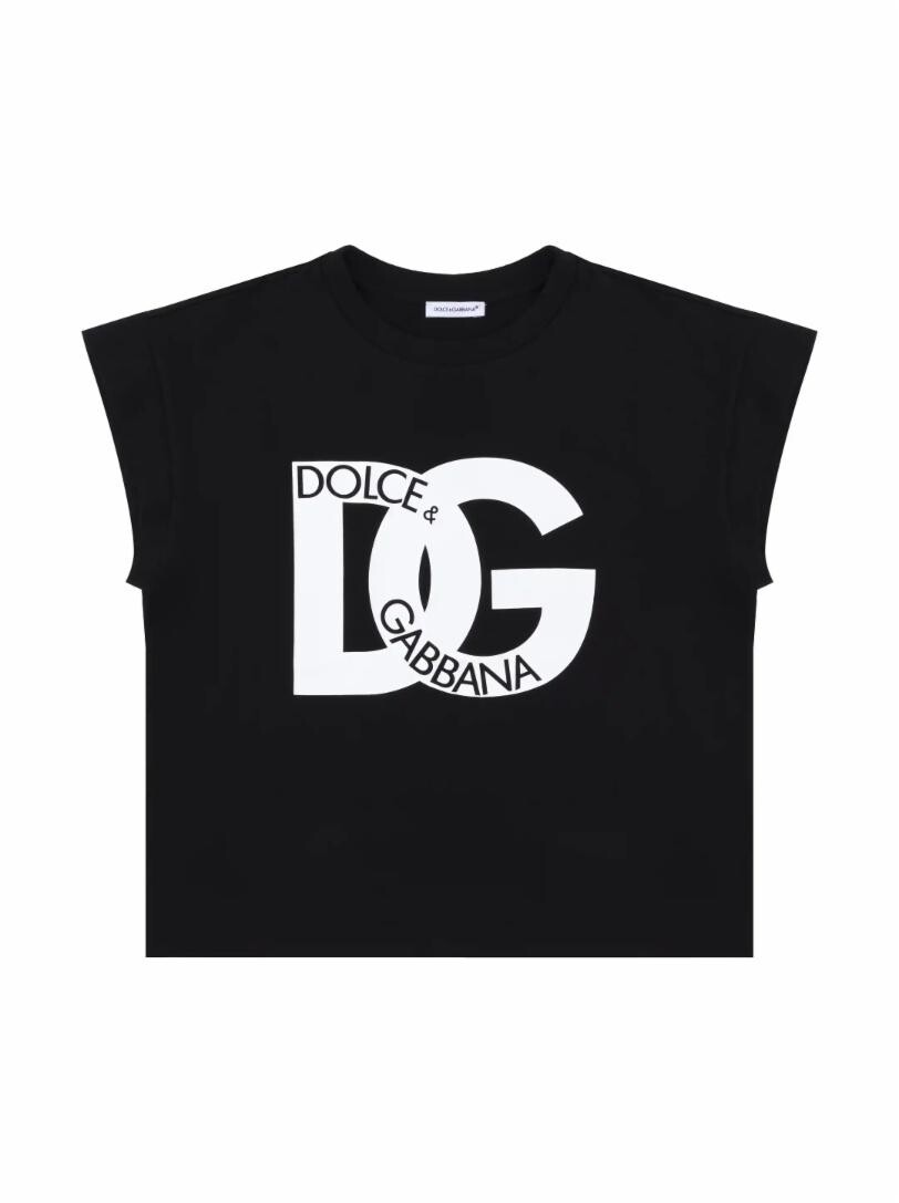 

Хлопковая футболка с логотипом Dolce&Gabbana