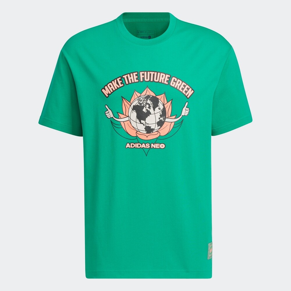 

Футболка Adidas U CESP TEE, зеленый/принт