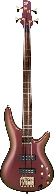 

Ibanez SR300EDX 4-струнная электрическая бас-гитара - хамелеон из розового золота SR300EDXRGC