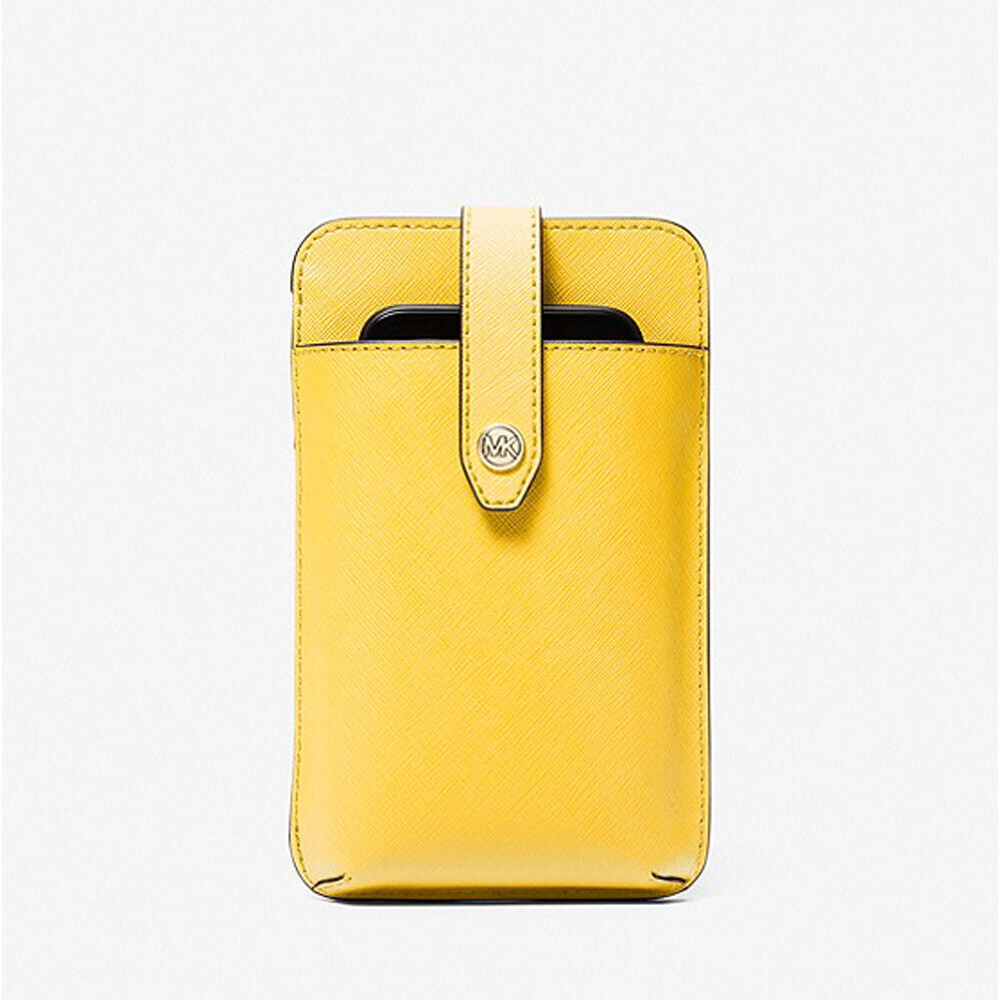 

Сумка кросс-боди Michael Michael Kors Saffiano Leather Smartphone, желтый