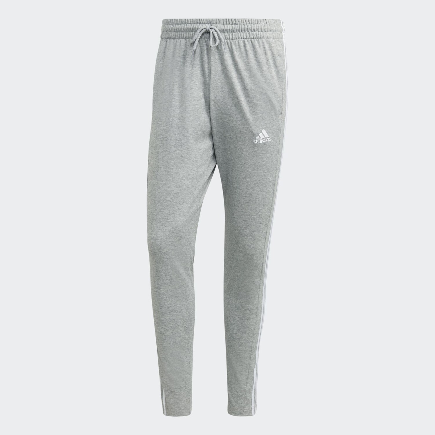 

Спортивные брюки Adidas Essentials Single Jersey Tapered Open Hem 3-Stripes, черый/белый