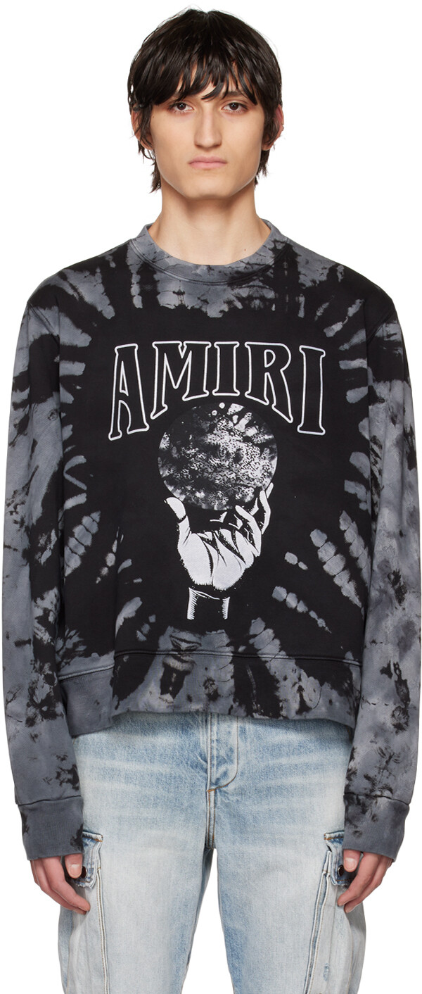 

Черная толстовка с хрустальным шаром AMIRI