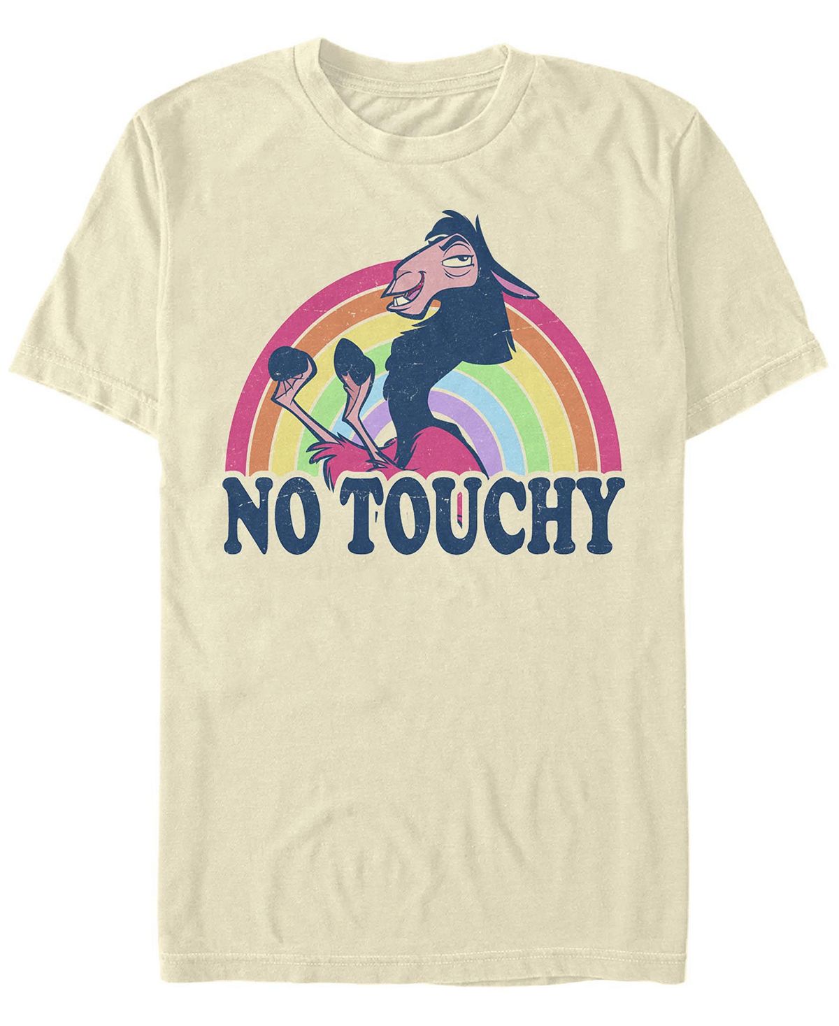 Мужская футболка с круглым вырезом rainbow kuzco с короткими рукавами Fifth Sun мужская футболка с короткими рукавами rainbow monster box up scooby doo fifth sun черный