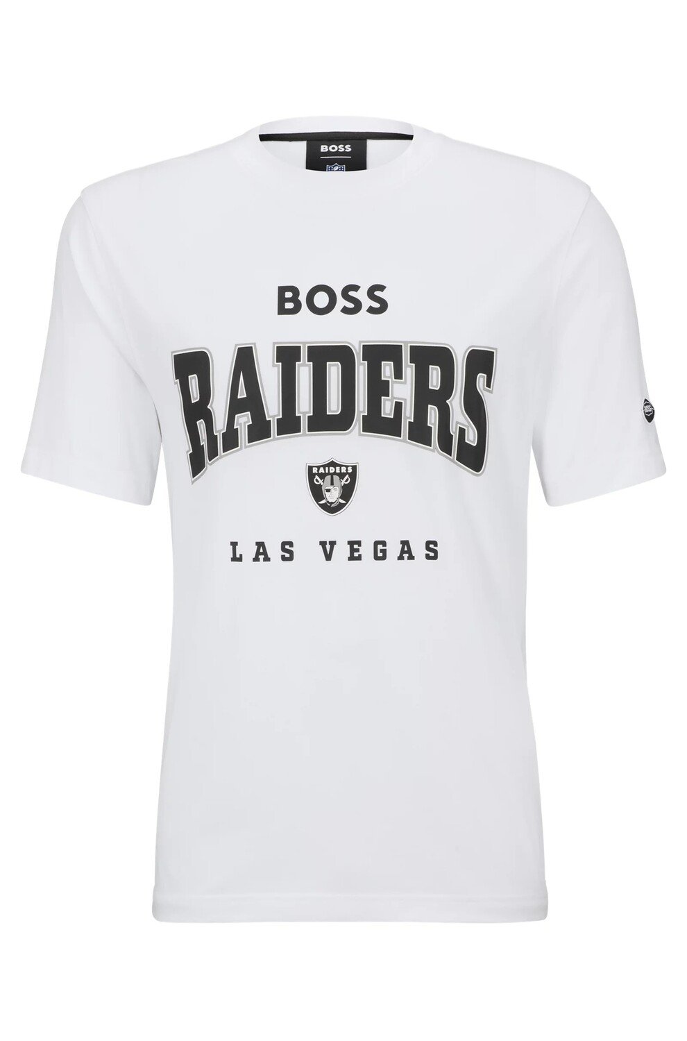 

Футболка Boss X Nfl Stretch-cotton With Collaborative Branding Raiders, белый
