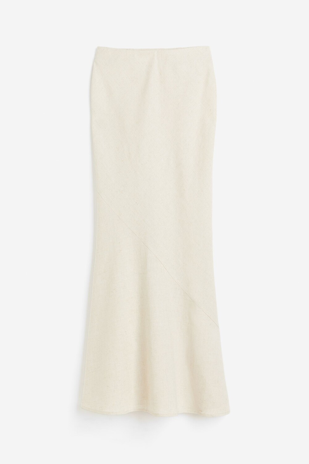 

Юбка H&M Long Flared, светло-бежевый