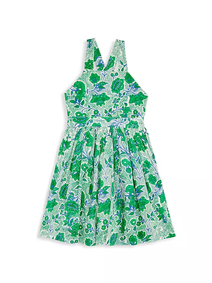 

Платье Dresde без рукавов для маленьких девочек и девочек Ro'S Garden, цвет green floral