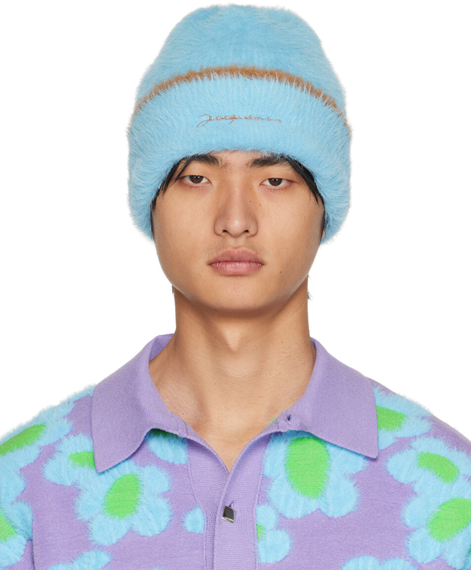 

Голубая шапка 'Le Bonnet Neve' Jacquemus