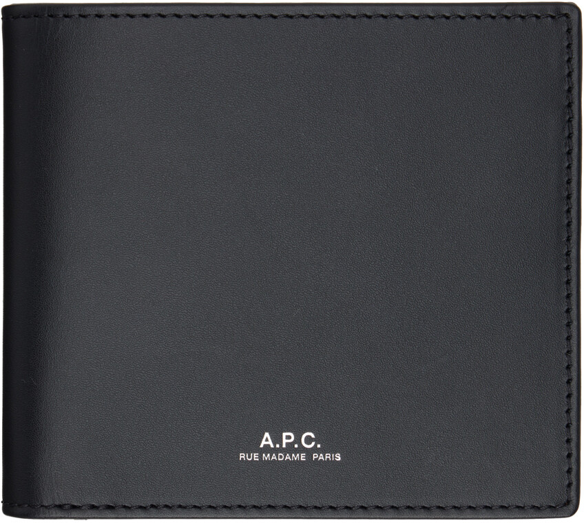 

Черный бумажник New London A.P.C.