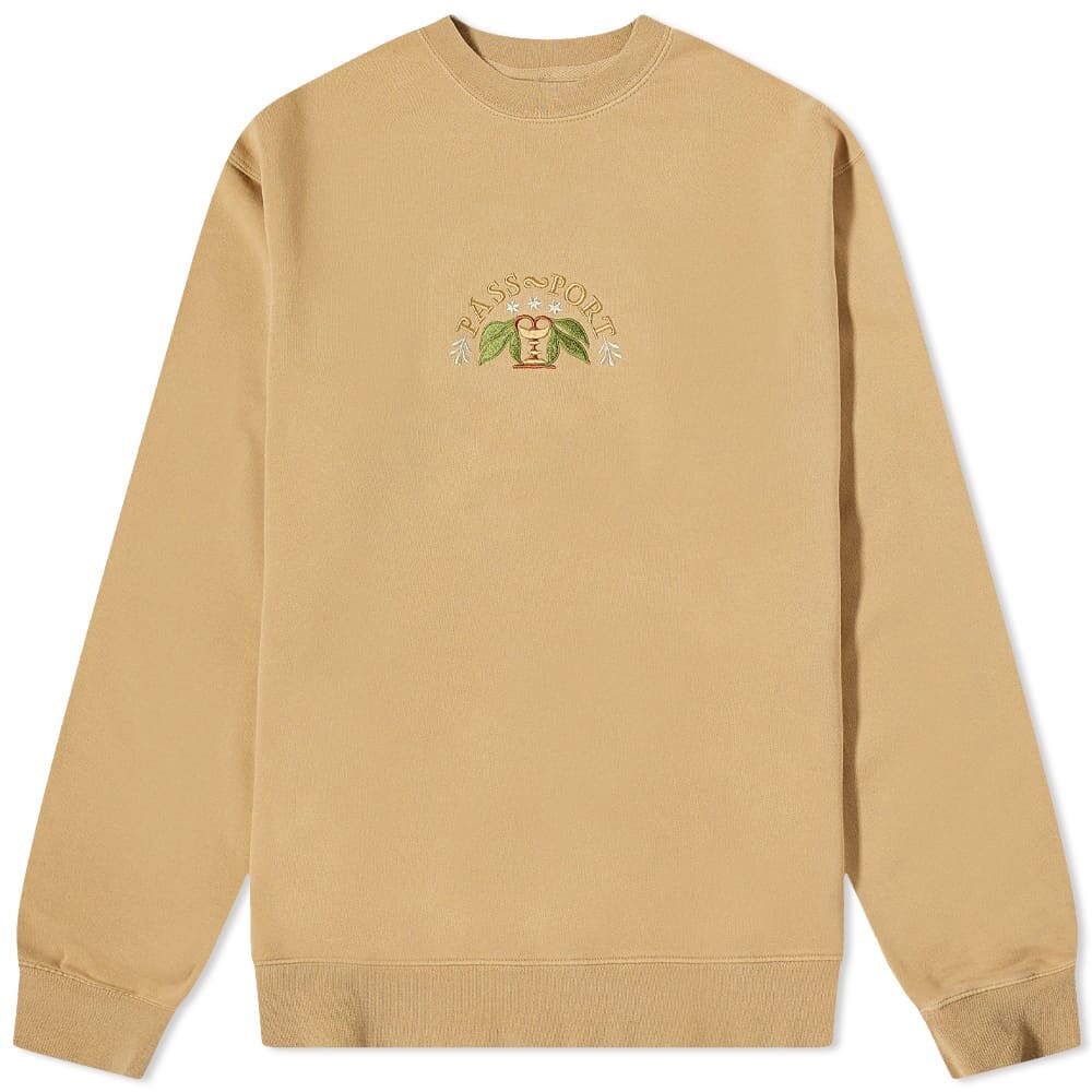 

Толстовка Pass~Port Arched Embroidery Crew Sweat, Коричневый