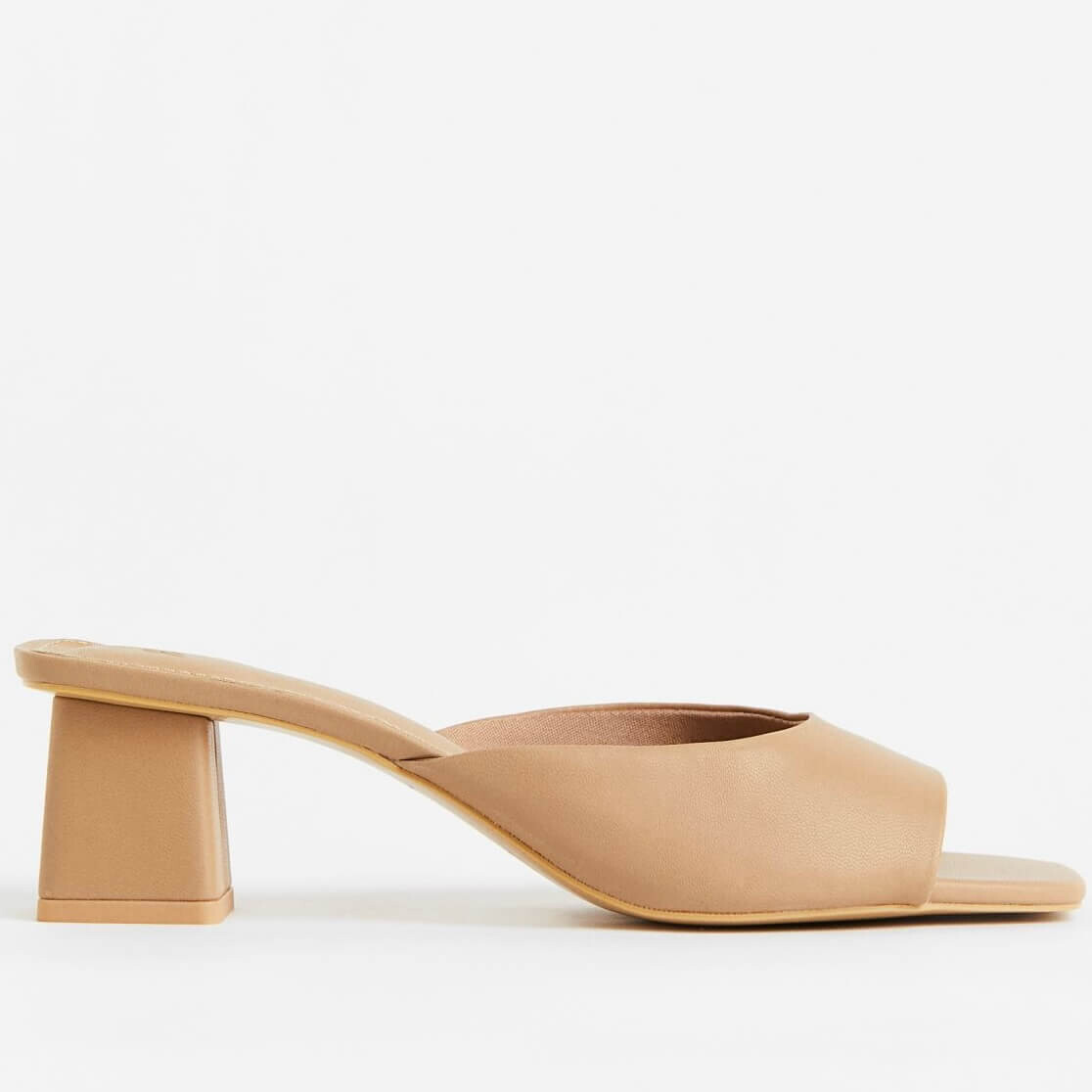 

Мюли H&M Heeled, темно-бежевый