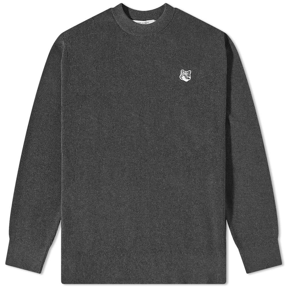 

Джемпер Maison Kitsune Fox Head Patch Relaxed Knit, Серый