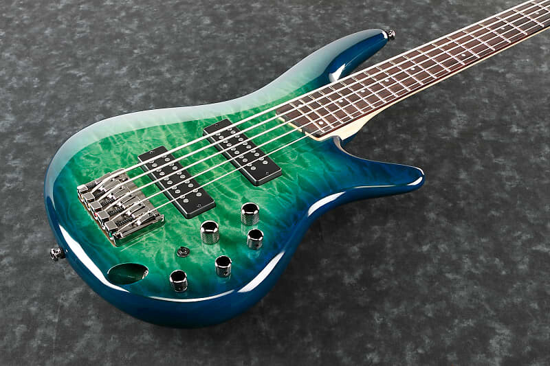

Бас-гитара Ibanez SR405EQM-SLG, 5 струн, голубой